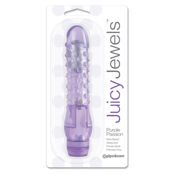 Pipedream Juicy Jewels Purple Passion Vibrator: 1-pack