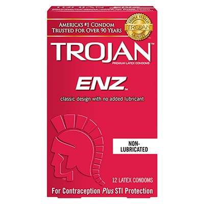 Trojan Non-Lubricated Condoms: 12-Pack