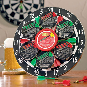 Bullseye Treats Dart Board Gift Set, Elegant Gift Baskets Online