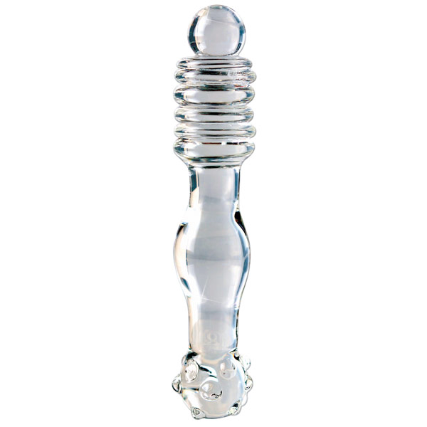 Icicles Hand Blown Glass Dildo Massager No. 11, Pipedream Products