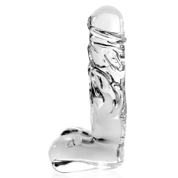 Icicles Hand Blown Glass Dildo Massager No. 40, Pipedream Products