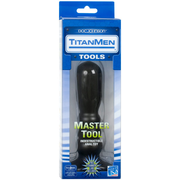 TitanMen Master Tool #2 - Black, Butt Plug, Doc Johnson