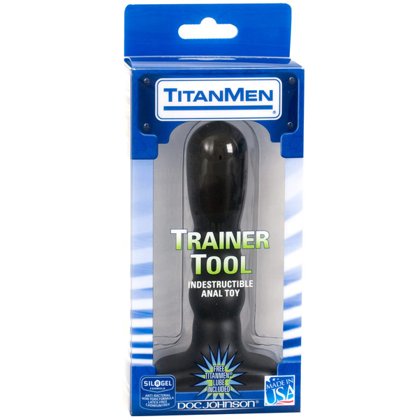 TitanMen Trainer Tool #2 - Black, Butt Plug, Doc Johnson
