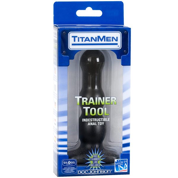 TitanMen Trainer Tool #3 - Black, Butt Plug, Doc Johnson