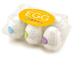 Tenga Stroker Eggs - 6 Textured Masturbation Sleeves