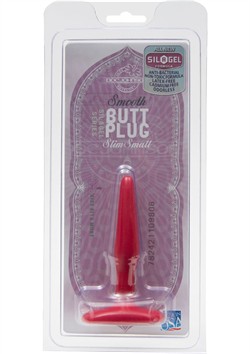 Butt Plug Red Slim Small - Anal Toy