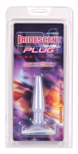 Iridescent Butt Plug Small Blue - Anal Toy