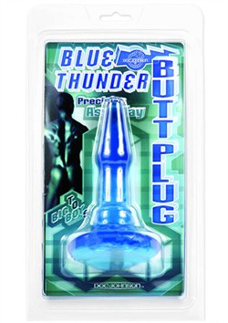 Elite Tool Butt Plug Cobalt Blue - Anal Toy