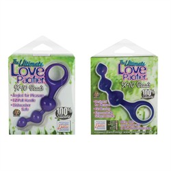 Love Pacifier X10 Beads - Purple - Anal Toy