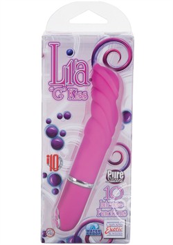 Lia G Kiss Silicone Vibrator Waterproof 4 Inch Pink