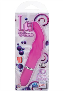Lia G Caress Silicone Vibrator Waterproof 4 Inch Pink