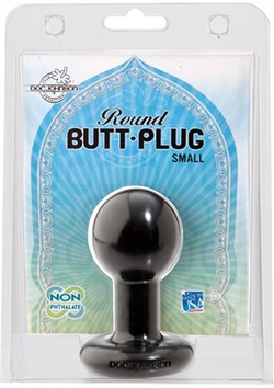 Round Butt Plug Small Black - Sexy Adult Product