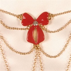 Red Bow g-string - Erotic Jewelry