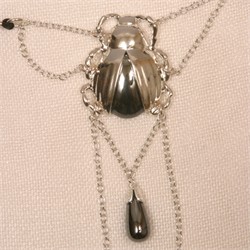 Strings Scarabées Sacrés Argent - Erotic Jewelry
