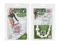 Shane's World Anal 101 intro Beads Clear - Sex Toy