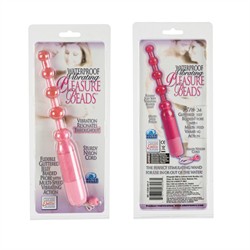 Vibrating Pleasure Beads Pink - Anal Toy