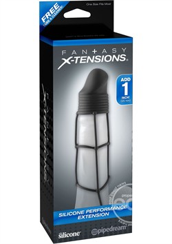 Fantasy Xtensions Silicone Performance Extension Black 5.75 Inch