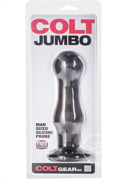 Colt Jumbo Silicone Probe Black 7.75 Inch