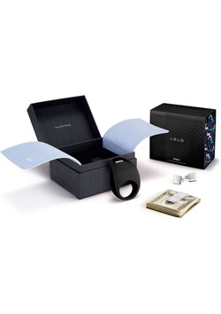 Pino Cockring with Silver Cufflinks And Money Clip Gift Set Black