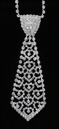 Short 5" Crystal Tie - Crystal Jewelry