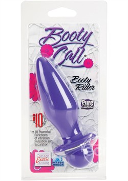 Booty Up Purple Waterproof Booty Rider Vibrating Silicone Anal Probe