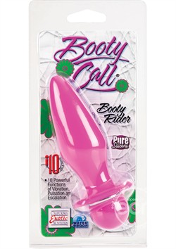 Booty Up Pink Waterproof Booty Rider Vibrating Silicone Anal Probe