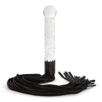 Icicles No 38 Glass Dildo with Leather Cat-O-Nine Tails