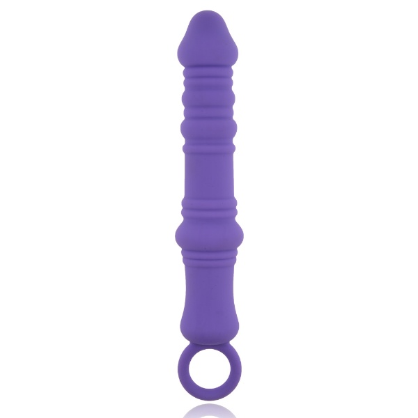 Silicone Anal Plug with Pull Ring Prostate Massage Male Female Masturbation Toy