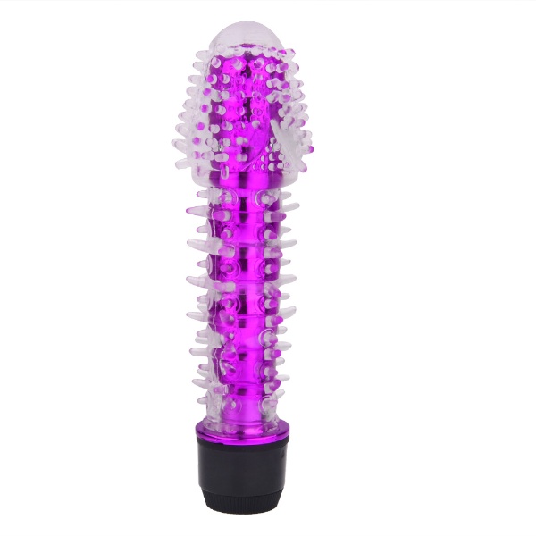 Powerful Crystal Soft Silicon Thorn Mushroom Design G-spot Clitoris Vibrator Massager Female Masturbation Toy