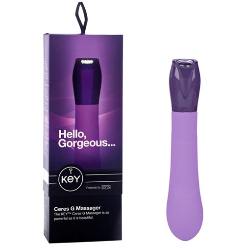 Jopen Key Ceres G-Spot Massager Vibrator - Lavender