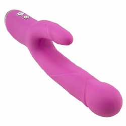A Smooth Silicone Vibrator - Vibrates Your Clitoris and G-Spot
